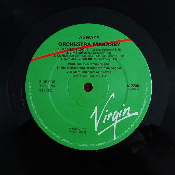 Orchestra Makassy ~ Agwaya (Vinyl) - Djungel & Jazz