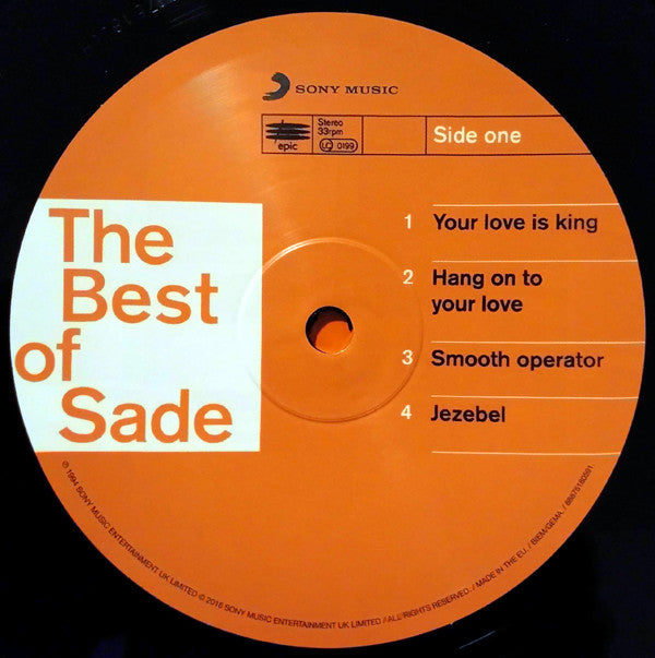 Sade ~ The Best Of Sade (Vinyl) - Djungel & Jazz