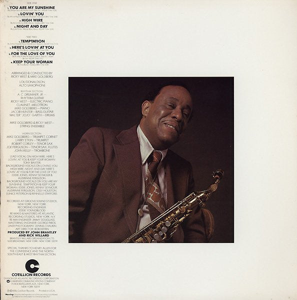 Lou Donaldson ~ A Different Scene (Vinyl) - Djungel & Jazz