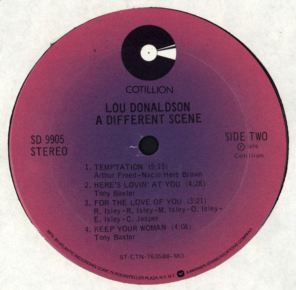 Lou Donaldson ~ A Different Scene (Vinyl) - Djungel & Jazz