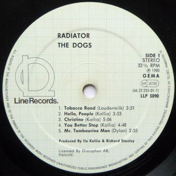 The Dogs ~ Radiator (Vinyl) - Djungel & Jazz