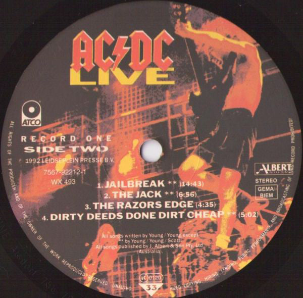 AC/DC : Live (2xLP, Album, S/Edition, Gat)