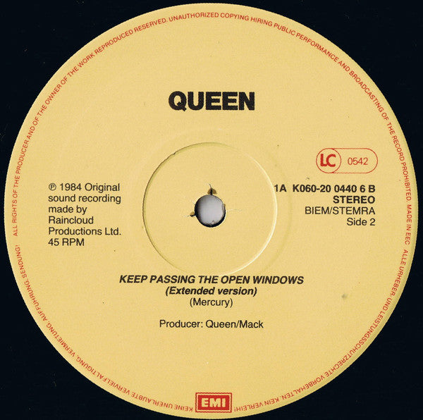 Queen : Thank God It's Christmas (12", Maxi)