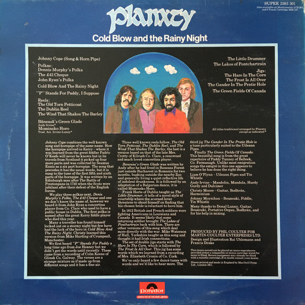 Planxty ~ Cold Blow And The Rainy Night (Vinyl) - Djungel & Jazz