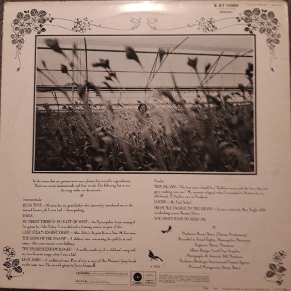 Leo Kottke ~ Greenhouse (Vinyl) - Djungel & Jazz