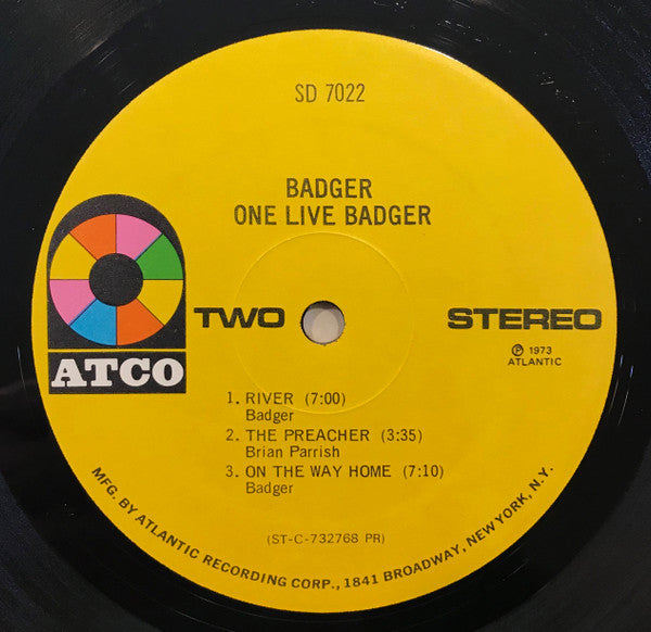 Badger ~ One Live Badger (Vinyl) - Djungel & Jazz