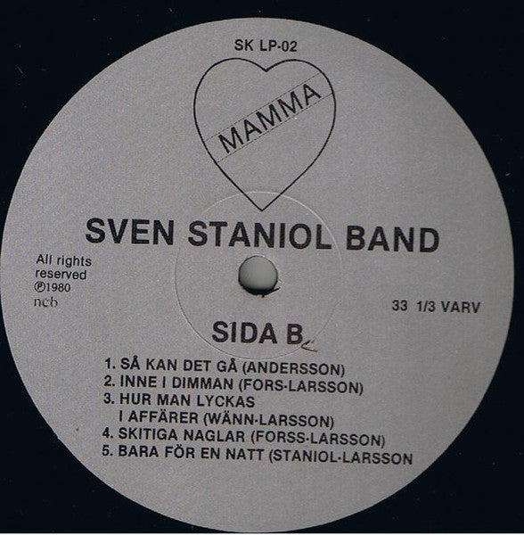 Sven Staniol Band : Sven Staniol Band (LP, Album)