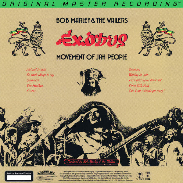 Bob Marley & The Wailers ~ Exodus (Vinyl) - Djungel & Jazz