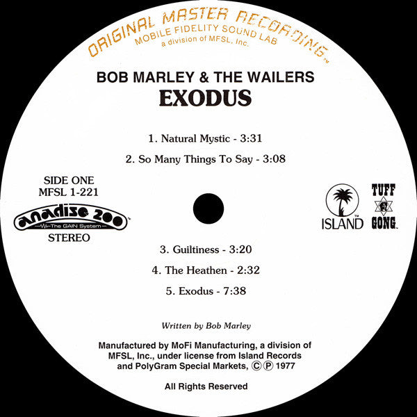 Bob Marley & The Wailers ~ Exodus (Vinyl) - Djungel & Jazz