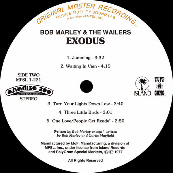 Bob Marley & The Wailers ~ Exodus (Vinyl) - Djungel & Jazz