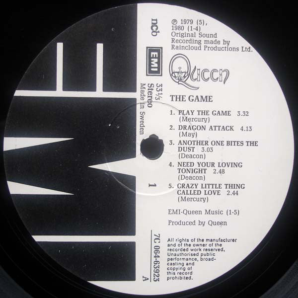 Queen : The Game (LP, Album, Foi)