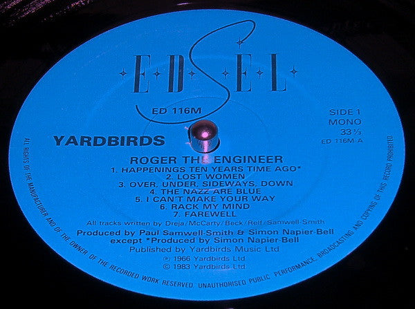 Yardbirds ~ Roger The Engineer (Vinyl) - Djungel & Jazz