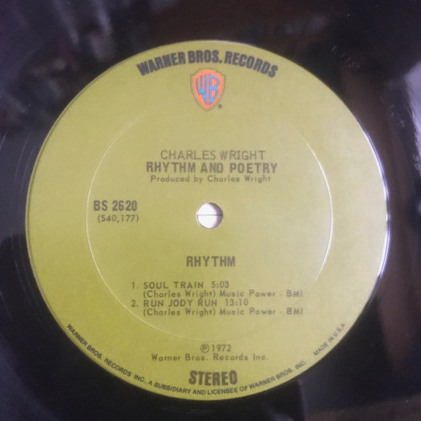Charles Wright ~ Rhythm And Poetry (Vinyl) - Djungel & Jazz