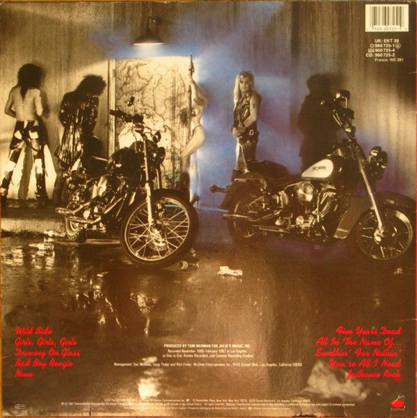 Mötley Crüe ~ Girls, Girls, Girls (Vinyl) - Djungel & Jazz