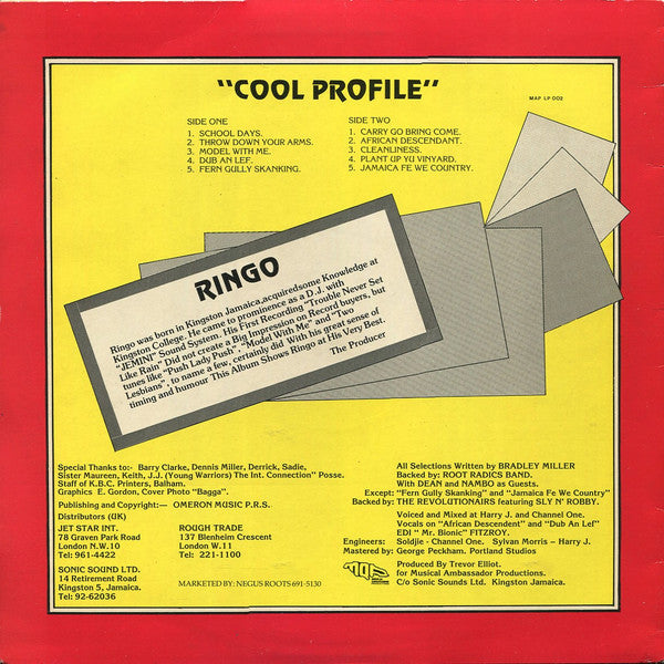 Ringo (5) : Cool Profile (LP, Album)