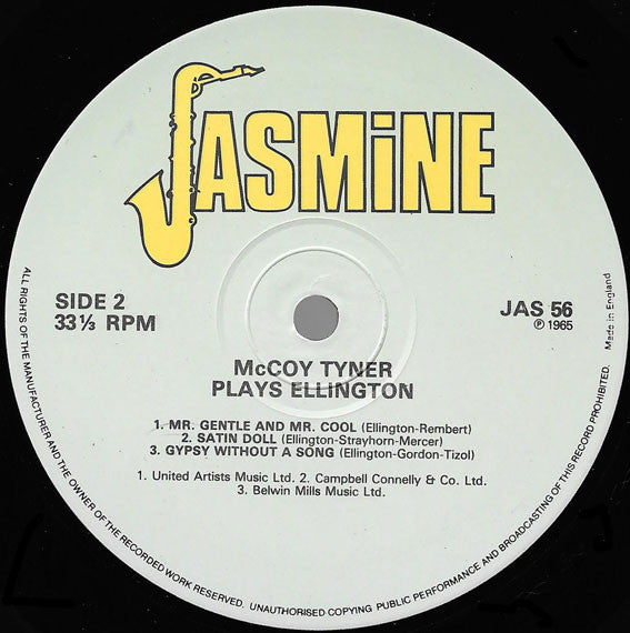 McCoy Tyner ~ McCoy Tyner Plays Ellington (Vinyl) - Djungel & Jazz