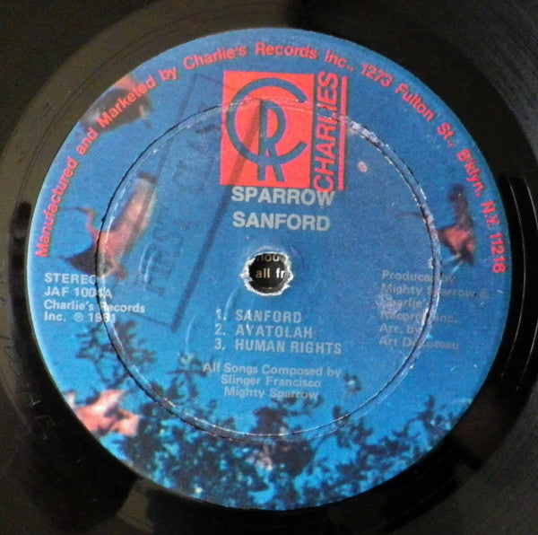 Mighty Sparrow ~ Sanford Soca Disco Human Rights (Vinyl) - Djungel & Jazz
