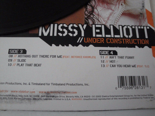 Missy Elliott ~ Under Construction (Vinyl) - Djungel & Jazz