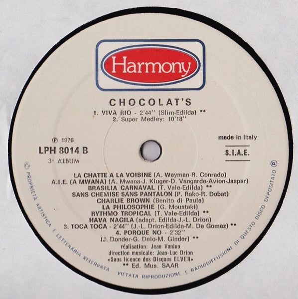 Chocolat's ~ Chocolat's - Volume 3 (Vinyl) - Djungel & Jazz