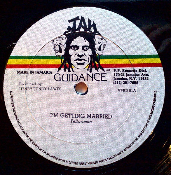 Yellowman : Im Getting Married / Nightflight (12")