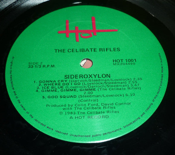 The Celibate Rifles ~ Sideroxylon (Vinyl) - Djungel & Jazz
