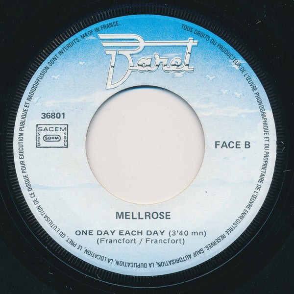 Mellrose ~ Don't Want Start Again / One Day Each Day (Vinyl) - Djungel & Jazz