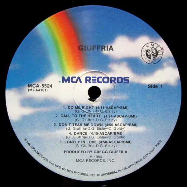 Giuffria ~ Giuffria (Vinyl) - Djungel & Jazz