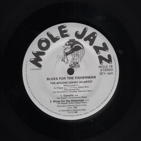 The Milcho Leviev Quartet ~ Blues For The Fisherman (Vinyl) - Djungel & Jazz