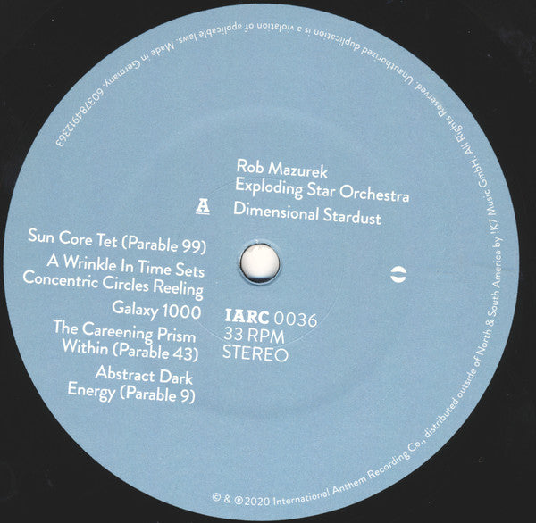 Rob Mazurek / Exploding Star Orchestra ~ Dimensional Stardust (Vinyl) - Djungel & Jazz