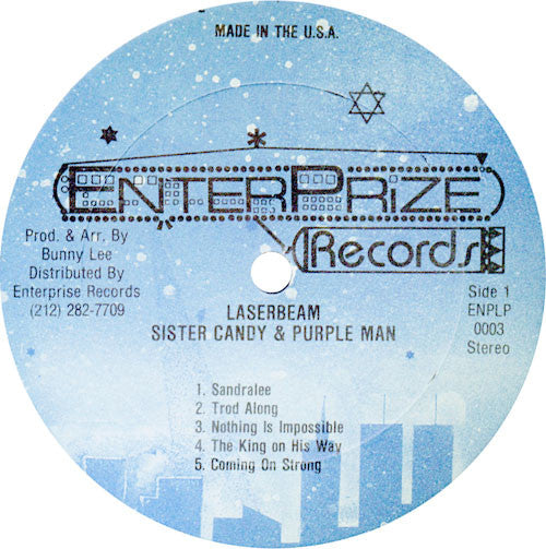 Sister Candy & Purpleman ~ Laserbeam (Vinyl) - Djungel & Jazz