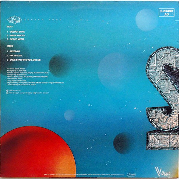 Space ~ Deeper Zone (Vinyl) - Djungel & Jazz