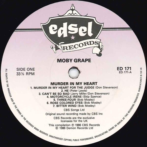 Moby Grape ~ Murder In My Heart (Vinyl) - Djungel & Jazz