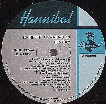Fairport Convention ~ Heyday - The BBC Sessions 1968-1969 (Vinyl) - Djungel & Jazz