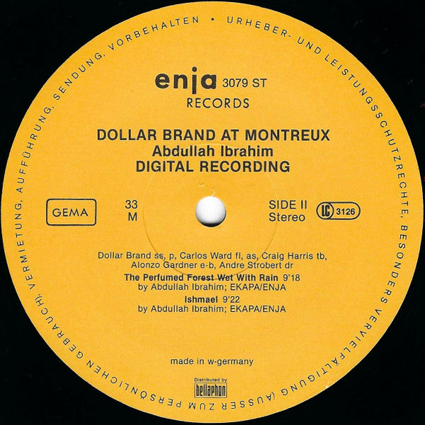 Dollar Brand ~ At Montreux (Vinyl) - Djungel & Jazz