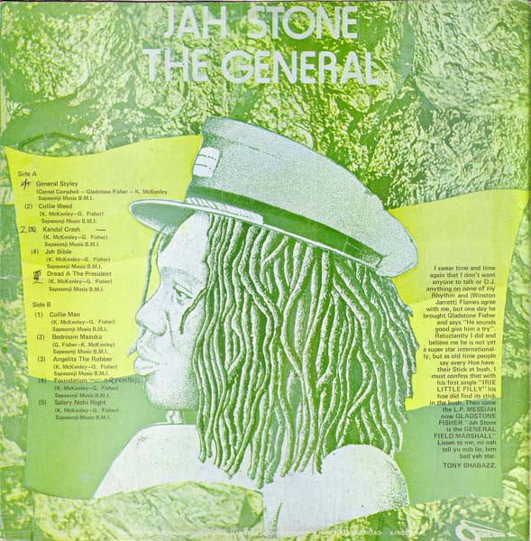 Jah Stone : The General (LP, Album)
