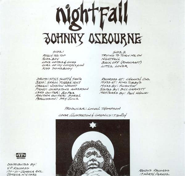 Johnny Osbourne : Nightfall (LP, Album)