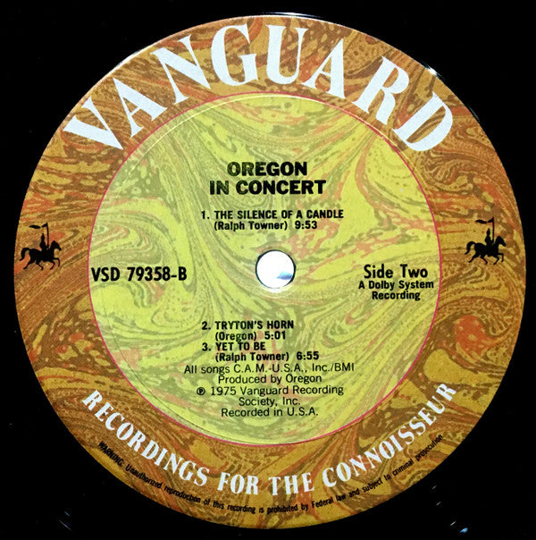 Oregon ~ In Concert (Vinyl) - Djungel & Jazz