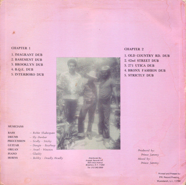 Prince Jammy : Strictly Dub (LP, Album)