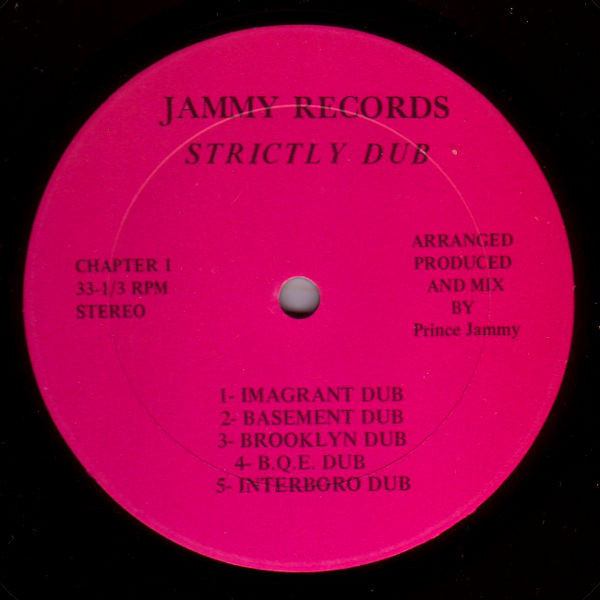 Prince Jammy : Strictly Dub (LP, Album)