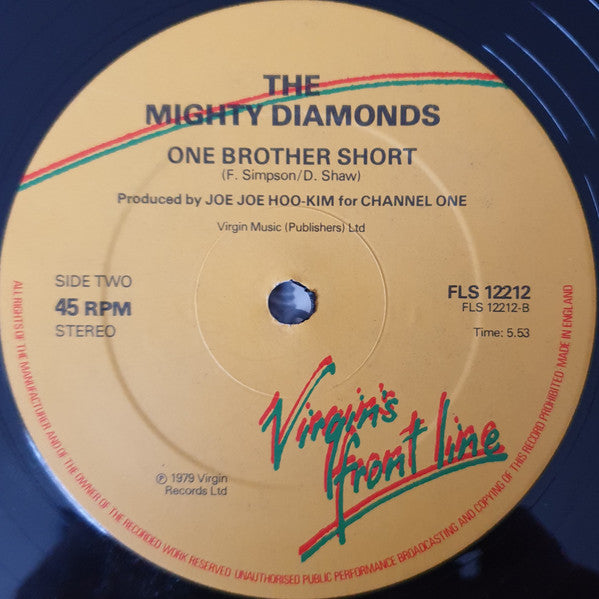 Mighty Diamonds* : Bodyguard (12", Single)