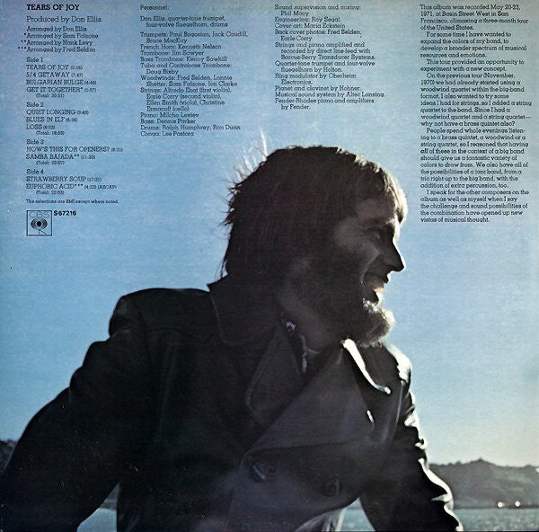 Don Ellis ~ Tears Of Joy (Vinyl) - Djungel & Jazz