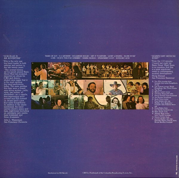 Don Ellis ~ Tears Of Joy (Vinyl) - Djungel & Jazz