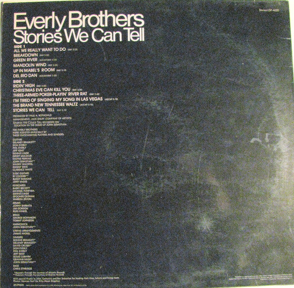 Everly Brothers ~ Stories We Can Tell (Vinyl) - Djungel & Jazz