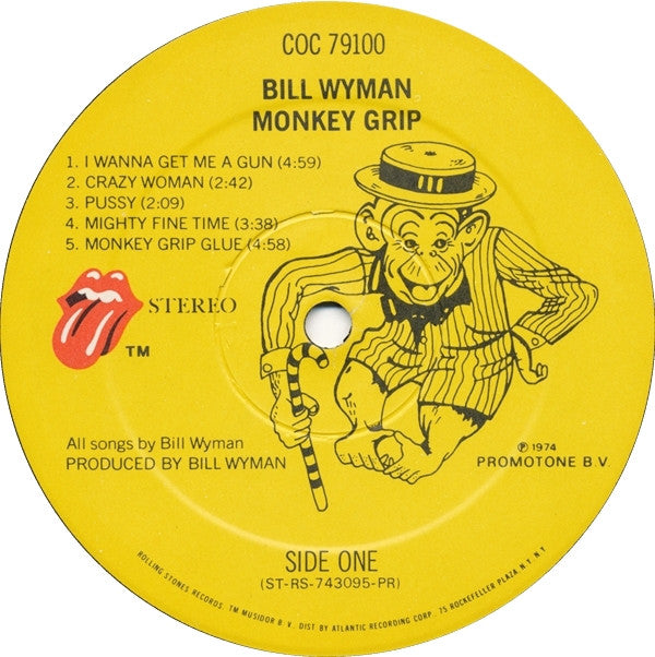 Bill Wyman ~ Monkey Grip (Vinyl) - Djungel & Jazz