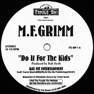 MF Grimm ~ Do It For The Kids (Vinyl) - Djungel & Jazz