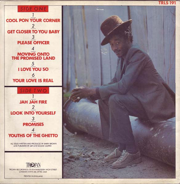 Barry Brown : Cool Pon Your Corner (LP, Album)