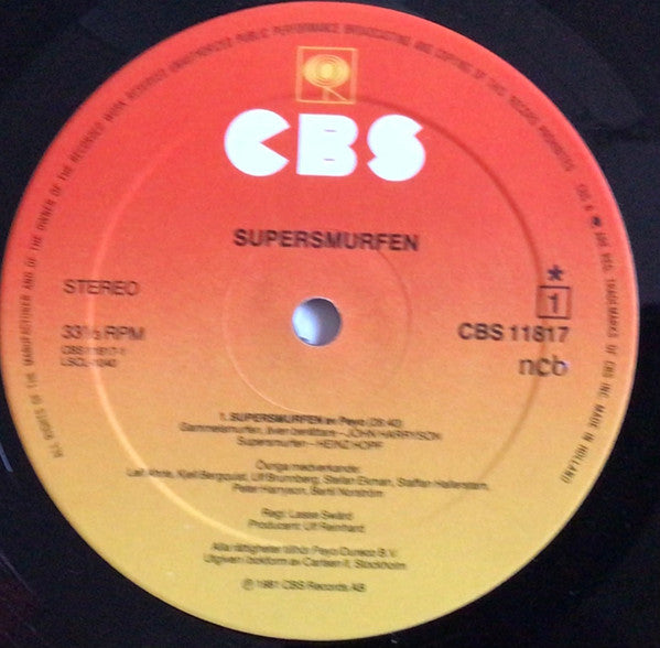 The Smurfs ~ Supersmurfen (Vinyl) - Djungel & Jazz
