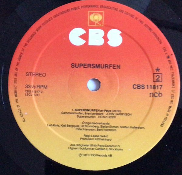 The Smurfs ~ Supersmurfen (Vinyl) - Djungel & Jazz