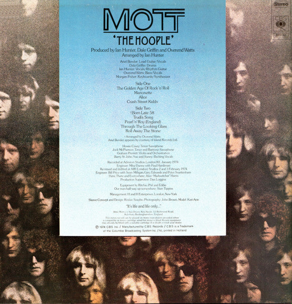 Mott The Hoople : The Hoople (LP, Album)