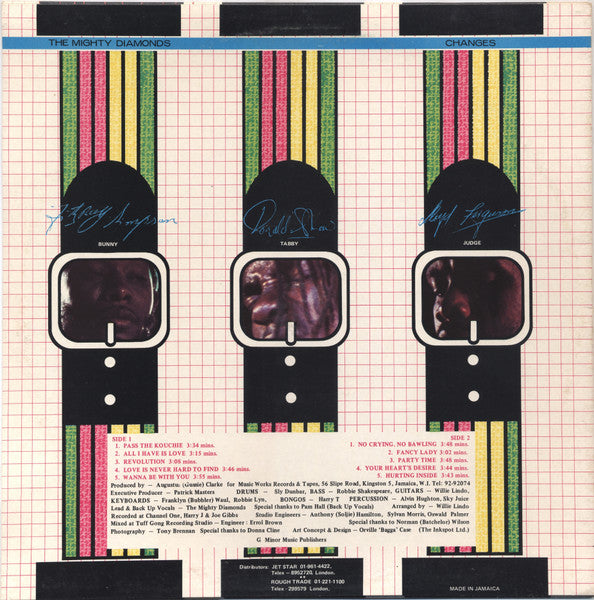 The Mighty Diamonds : Changes (LP, Album)